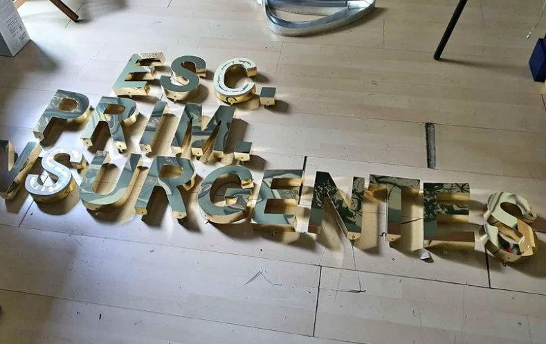 Elaboracion de letras Volumetricas en huanuco