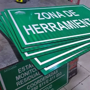 señales metal en lima